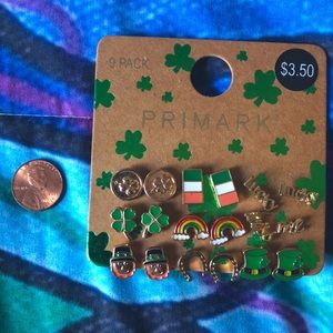 NWT Irish Rainbow Horseshoe Lucky Earrings